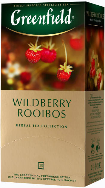 

Чай травяной с ройбуш Greenfield Wildberry Rooibos 25 пак.
