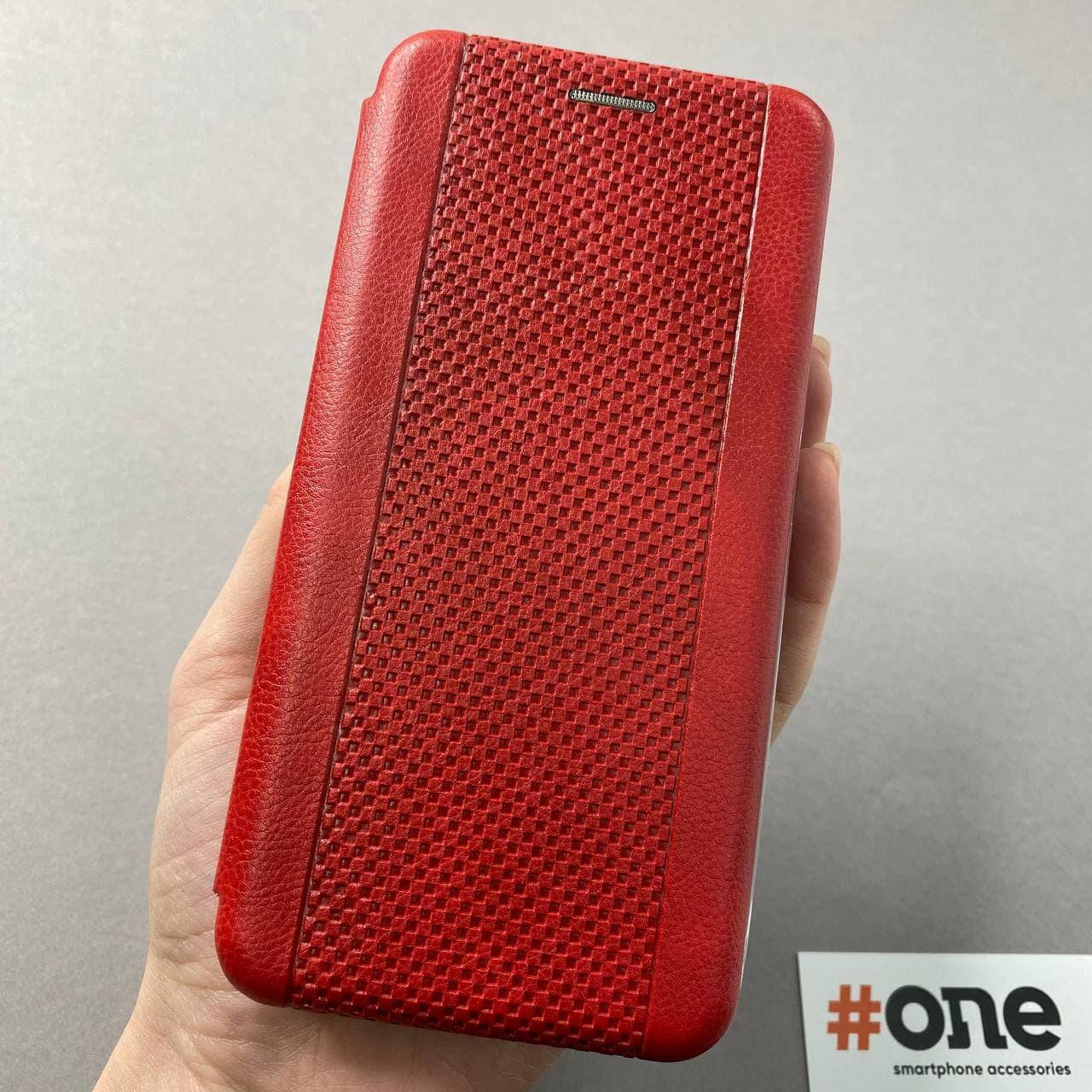 

Чехол-книга для Tecno POP 2F B1F с узором с магнитом подставкой книжка на телефон техно поп 2ф красная V2S, Красный