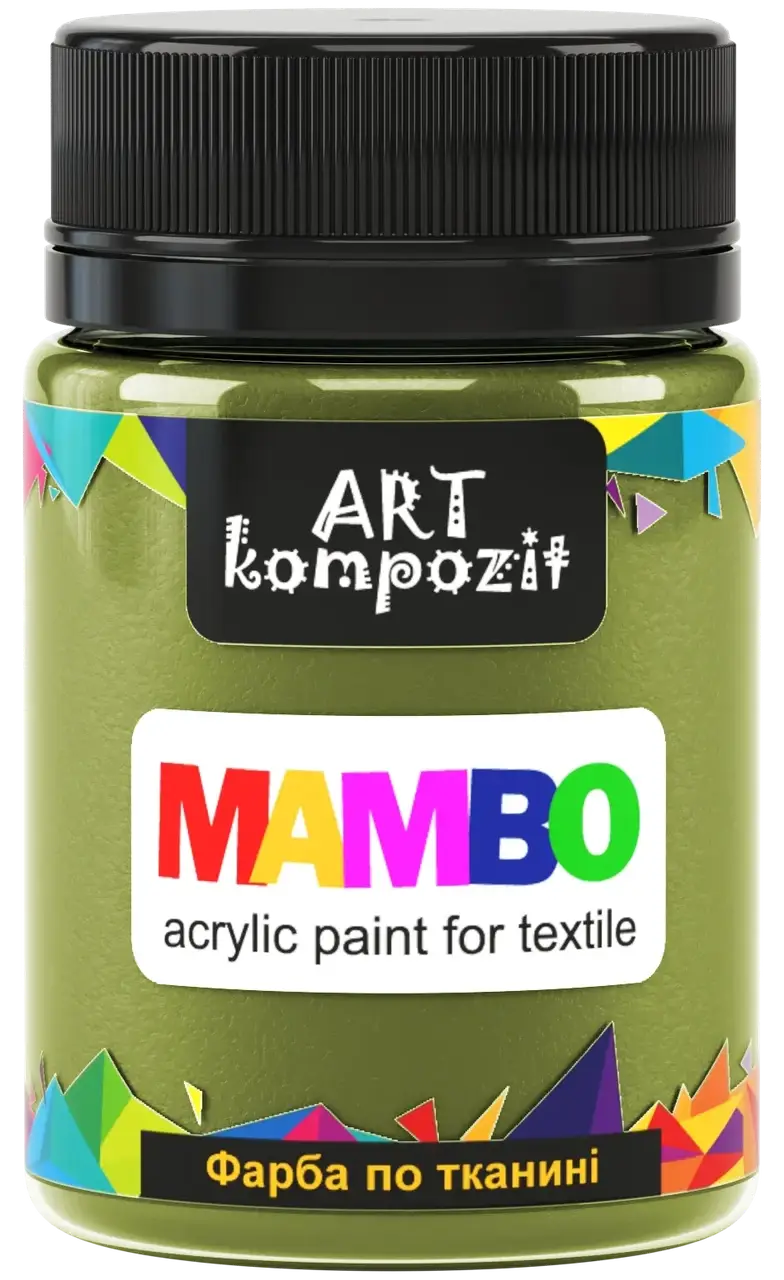

Краска по ткани МАМВО ART Kompozit, 50 мл (цвет: 14 оливковый)