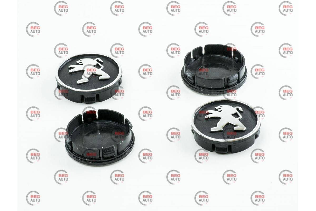 

Колпачок - заглушка диска Peugeot 55/60мм (к-т 4шт) рифленый