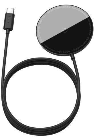 

Беспроводное зарядное устройство для iPhone Series 12 Baseus Simple Magnetic Magsafe Wireless Charger 1.5м, Черный