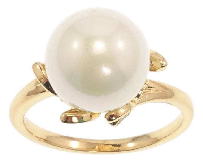 

Кольцо Xuping Позолота 18K "Жемчужина в окружении веточки" р.17