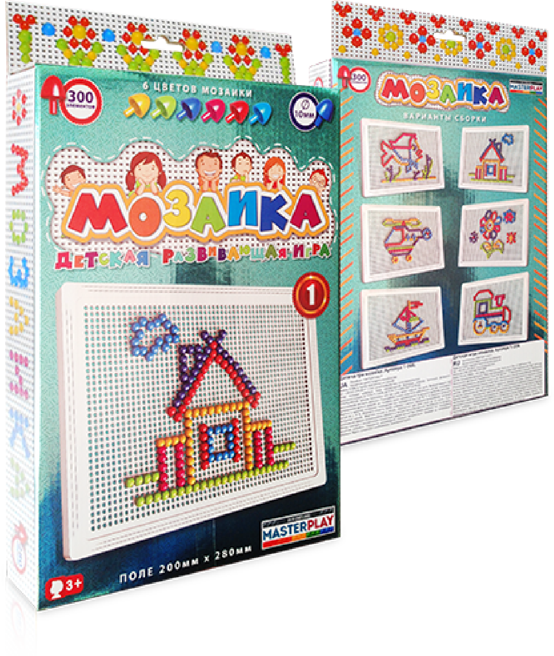 

Детская игра мозаика 300 эл.