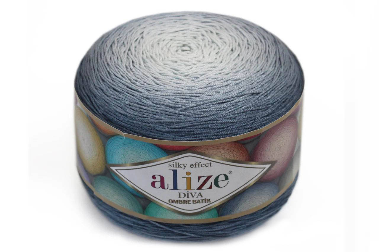 

Alize Diva Ombre Batik, №7379, Синий