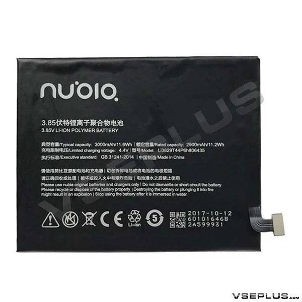 

Аккумулятор ZTE Nubia M2 Lite / Nubia M2 Play / Nubia Z11, original, Li3829T44P6H806435
