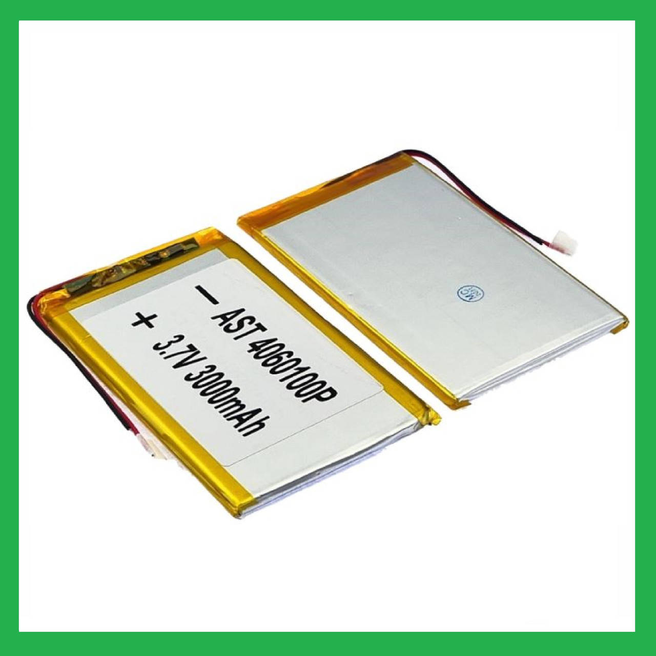

Литий-полимерный аккумулятор Li-pol 4060100P, 3000mAh 3.7V 1 шт.