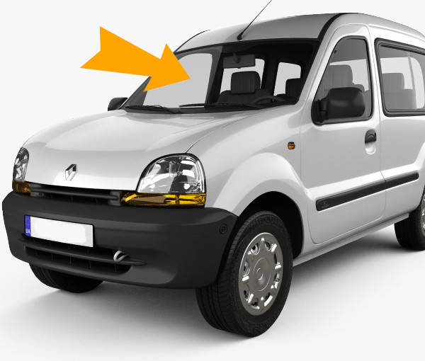 

Лобовое Стекло Renault Kangoo \ Рено кенго (1996-2008)