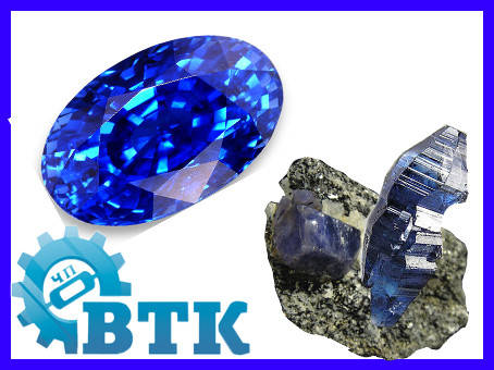 

Цирконий кубический (стекло) синий овал 14*10