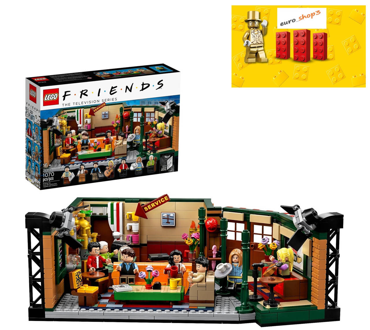 

LEGO Ideas Central Perk 21319, Разные цвета