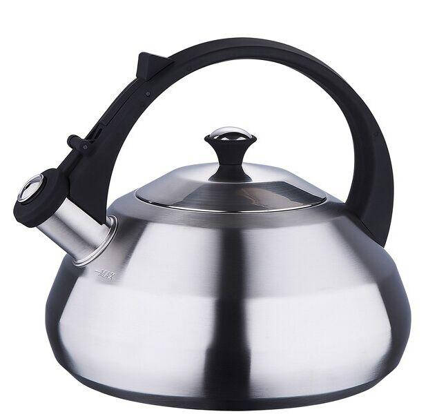 

Чайник со свистком Wellberg WB-6000 3 л, Серебристый
