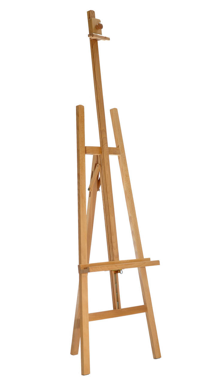 

Мольберт для рисования студийный напольный 250 см. Высота холста до 128 см.Бук