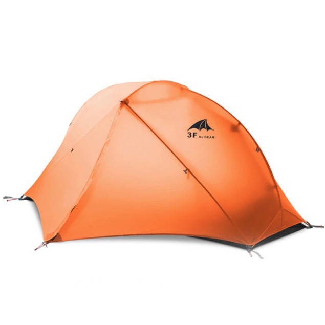 

Палатка 3F Ul Gear Floating cloud 1 (1-местная) 15D nylon 3 season orange, Оранжевый