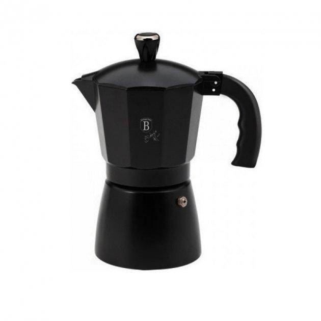 

Кофеварка гейзерная Berlinger Haus BH-7215 6 чашек 300 мл Orig BH-7215