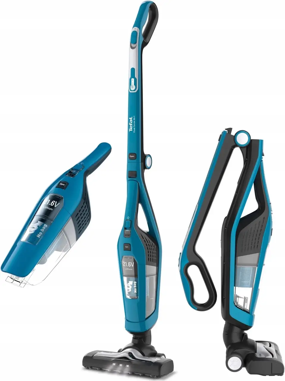 

Пылесос безпроводной Tefal TY6751WO синий 2 в 1