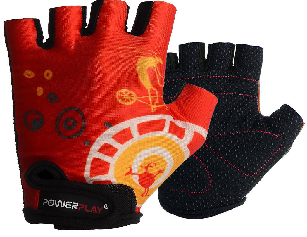 

Велорукавички PowerPlay 001 B Червоні 3XS
