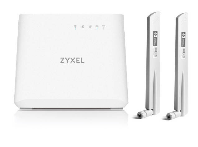 

Стационарный 4G Wi-Fi роутер ZYXEL LTE 3202-M430 + Антенны 10 dBi 2 шт