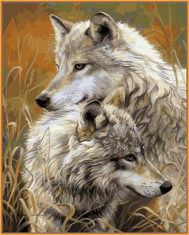 

Картина по номерам Babylon Степные волки (в раме) (NB034R) 40 х 50 см