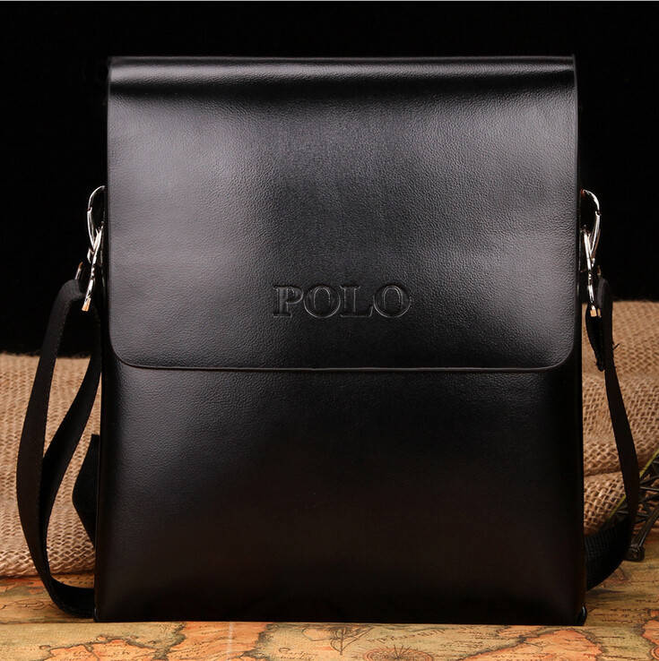 

Cумка мужская POLO Gloss black, Черный