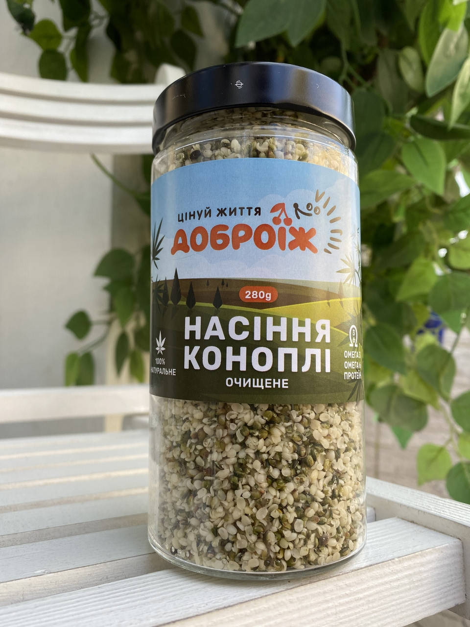 

Семена конопли очищенные, Доброїж, 280 гр