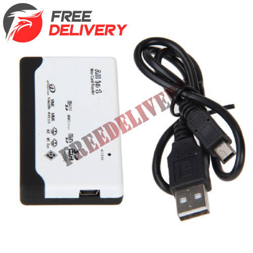 

USB Mini/MicroSD SD MMC xD M2 MS Duo CF кардридер