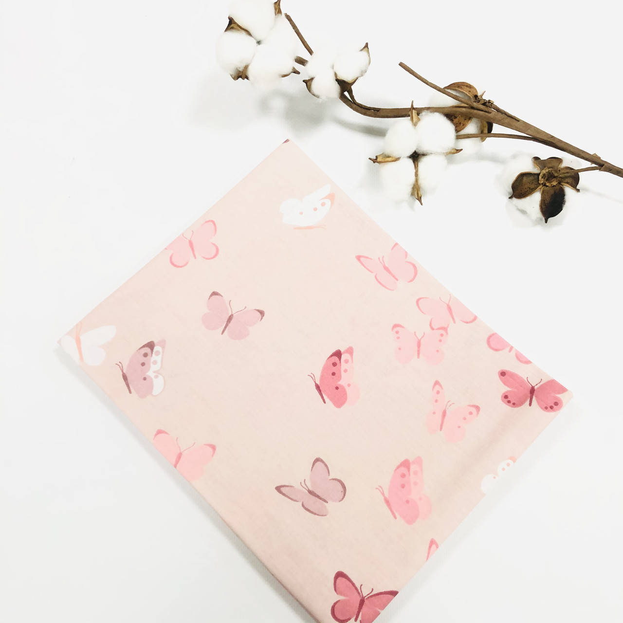 

Пеленка детская хлопковая бабочки Размер 80см*100см. ХП-620, Разные цвета