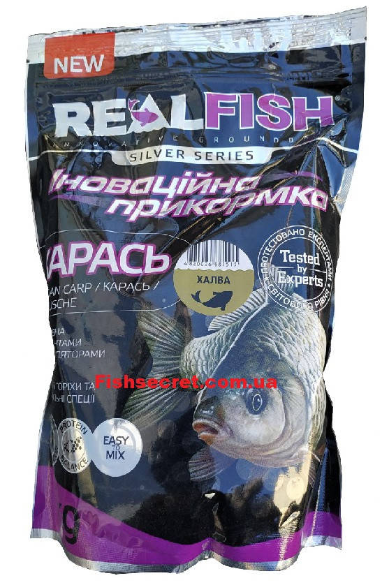 

Рыболовная прикормка REAL FISH халва