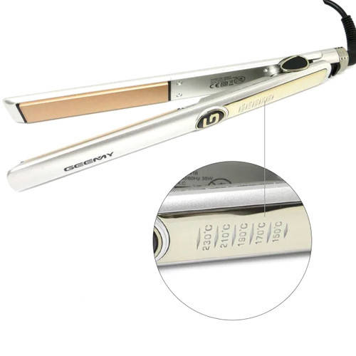 

Утюжок выпрямитель щипцы для волос плойка керамика 150-230°C, Geemy GM-416