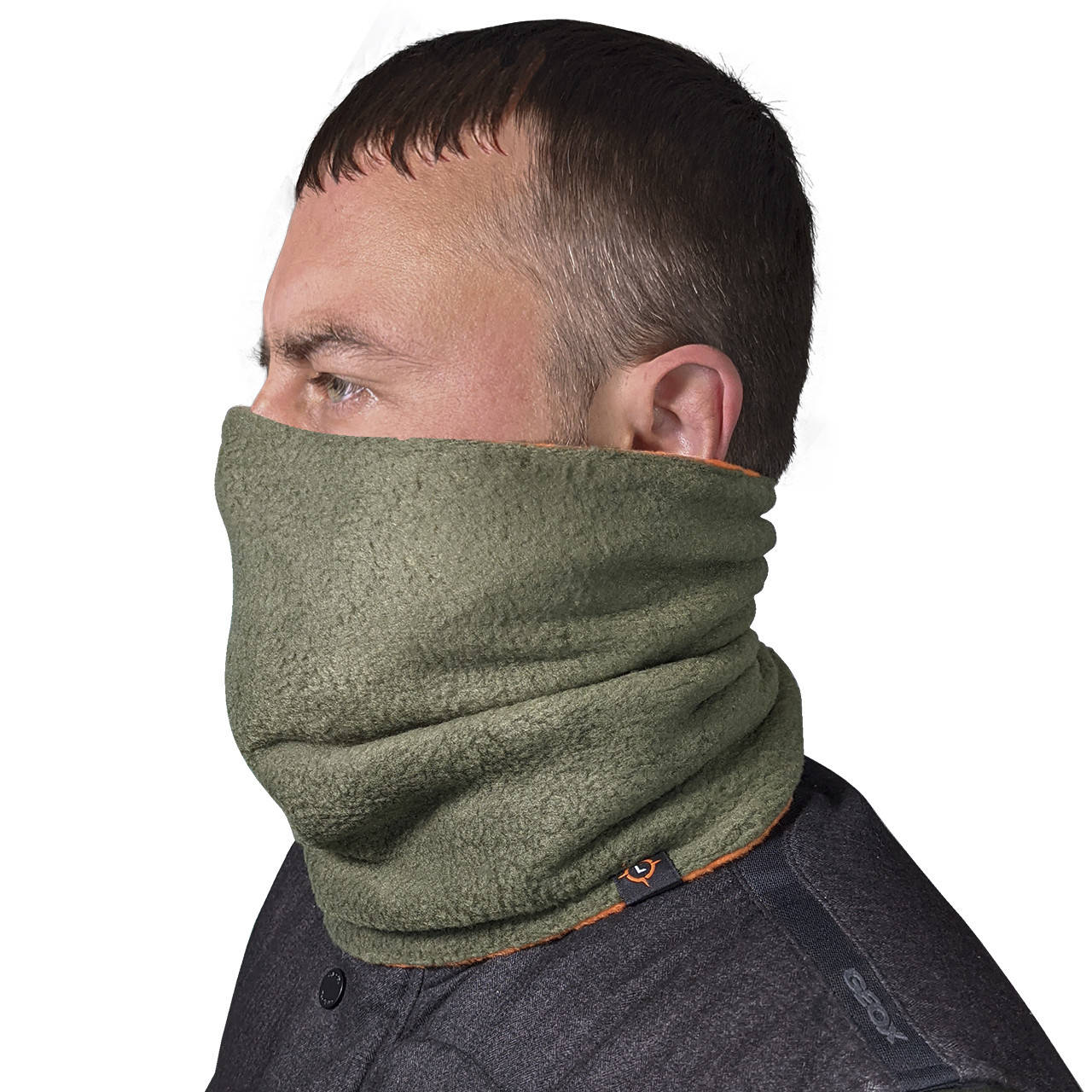 

Бафф двухсторонний LeRoy (олива/оранж), Оливковый