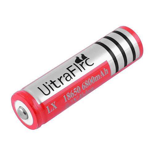 

Аккумулятор Ultra Fire 6800 18650, ~1000mAh, 3.7V, красный