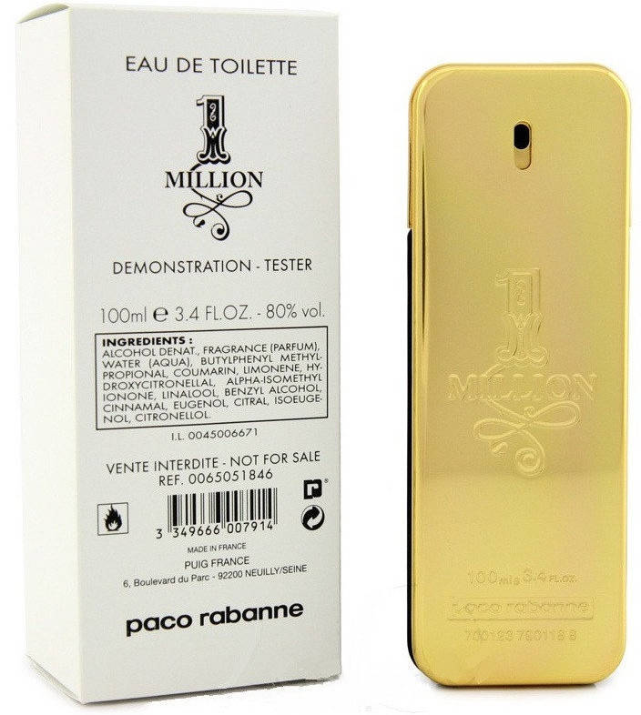 

Тестер Мужского парфюма 1 Million Paco Rabanne 100 мл (Х)