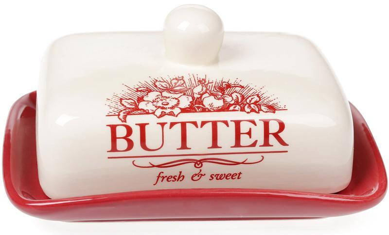 

Масленка "Английский Шиповник BUTTER" 18х13.5х8.2см