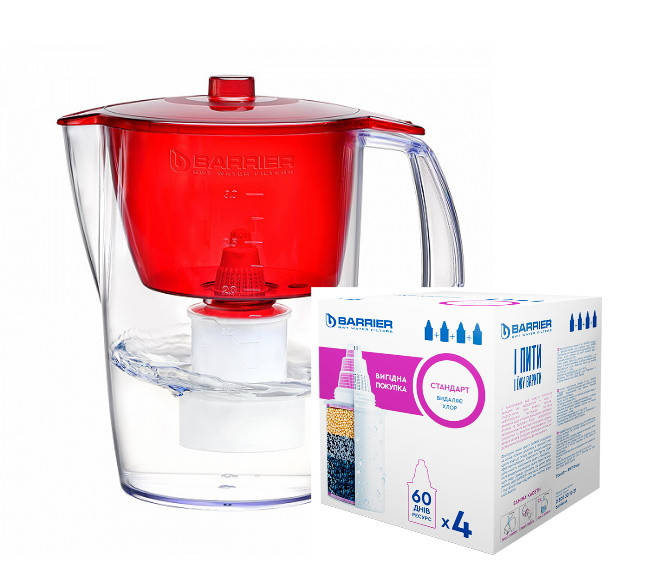 

Барьер Лайт красный (кувшин + 5 картриджей)