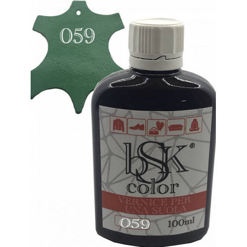 

Краска для кожи цвет бирюзово-зеленый bsk-color 100 мл