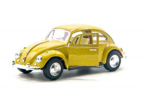 

Машинка KINSMART "Volkswagen Classical Beetle" (желтая)
