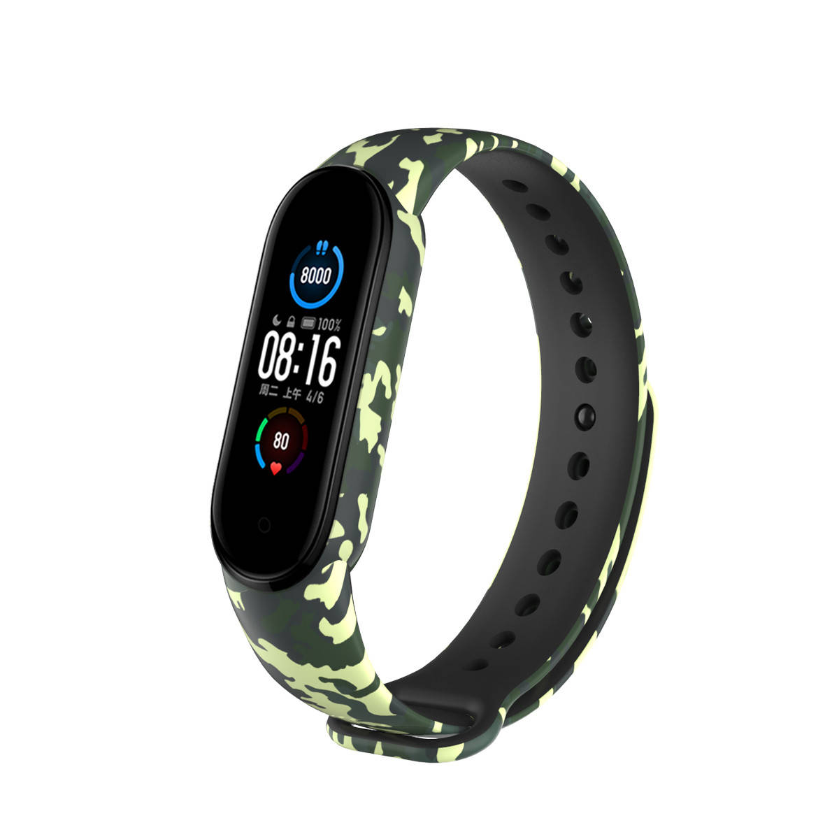

Силиконовый ремешок XoKo для Xiaomi Mi Smart Band 5 Khaki Green