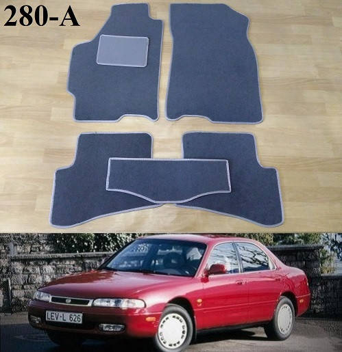 

Ворсовые коврики на Mazda 626 IV '92-97 (GE)