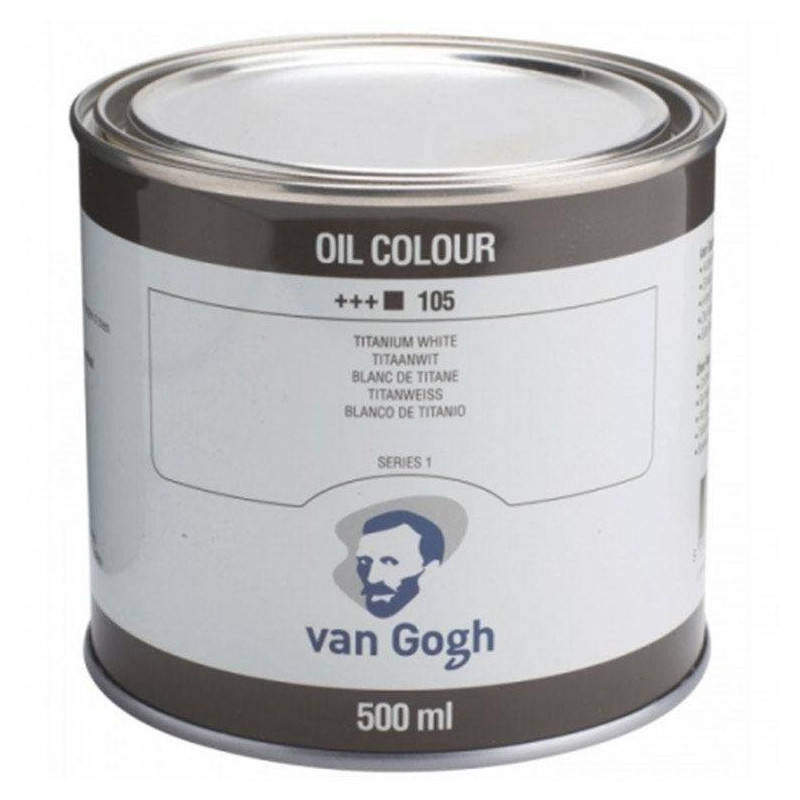 

Фарба олійна Van Gogh 500 мл (105) Білила титанові (02181053)