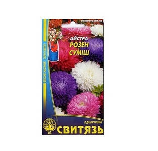 

Семена "Астра кит.голч. Смесь цветов 0,3 10 шт. / Уп.