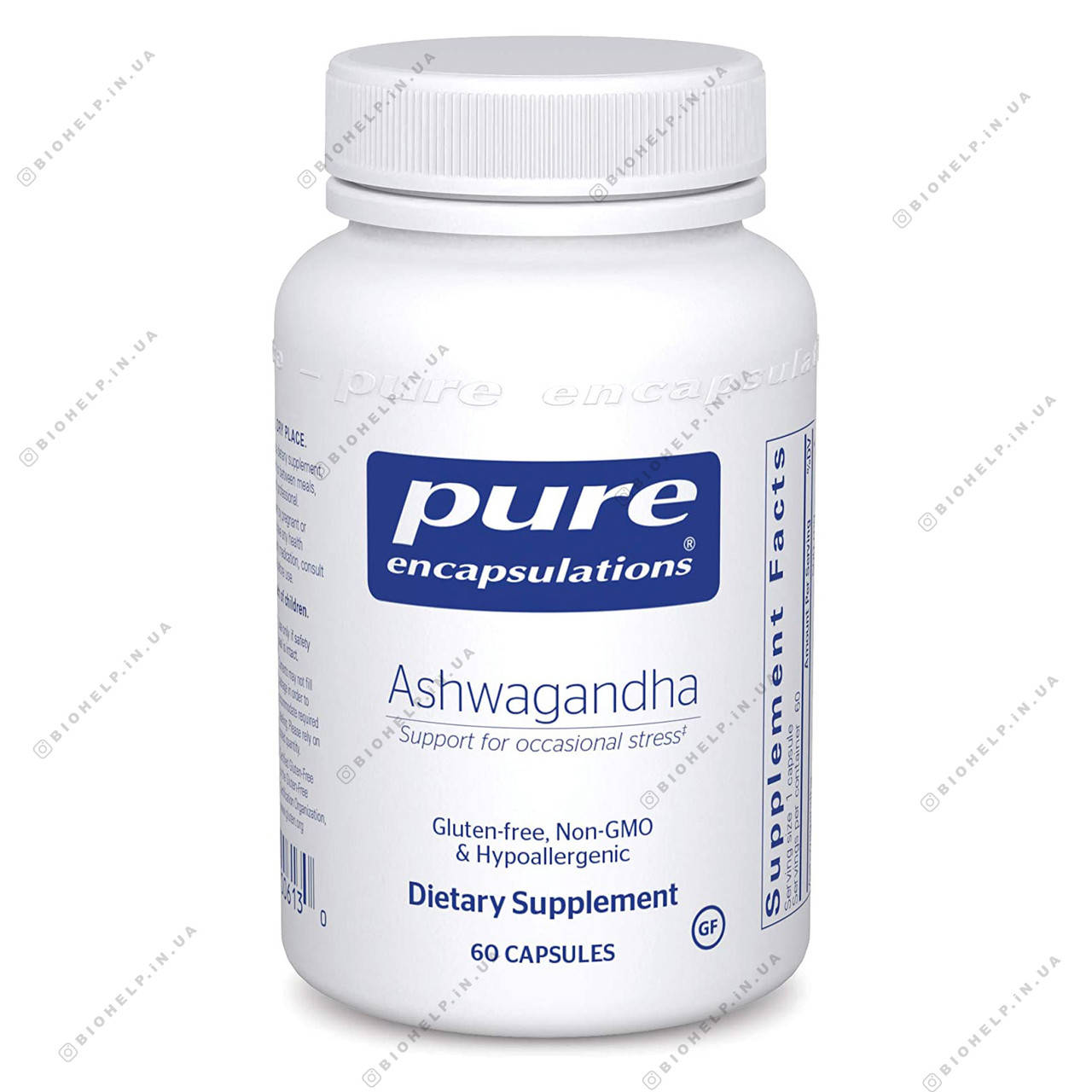 

Pure Encapsulations Ashwagandha, Ашвагандха, 120 капсул
