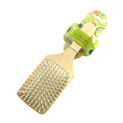 

Luxury Щітка масажна для волосся дерев'яна велика HB-03-12