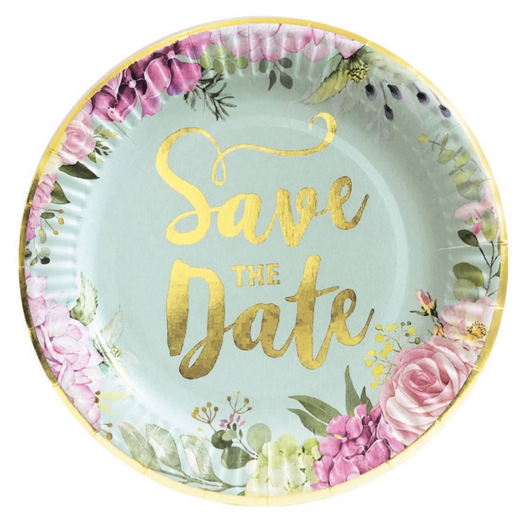 

Тарелки "Save the date" (18,0 см) (1шт)