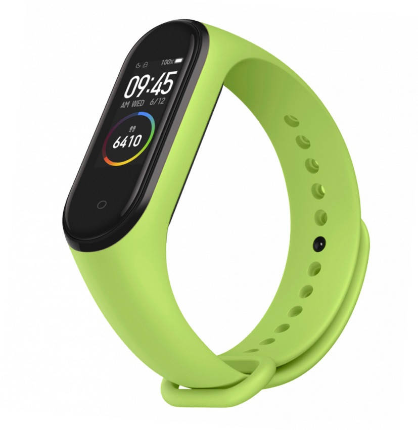 

Ремешок mi band 4 ремешок к браслету Mi Band 3 силиконовый салатовый