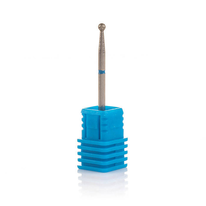 

Фреза алмазная Nail Drill для обработки кутикулы "Шарик" - 001 025B диаметр 2.5 мм ( синяя насечка)