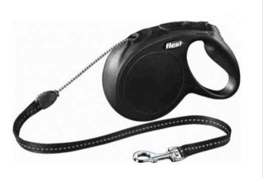 

Поводок-рулетка Flexi New CLASSIC M 5м до 20 кг черная (TX-11791) синя, рожева, Черный
