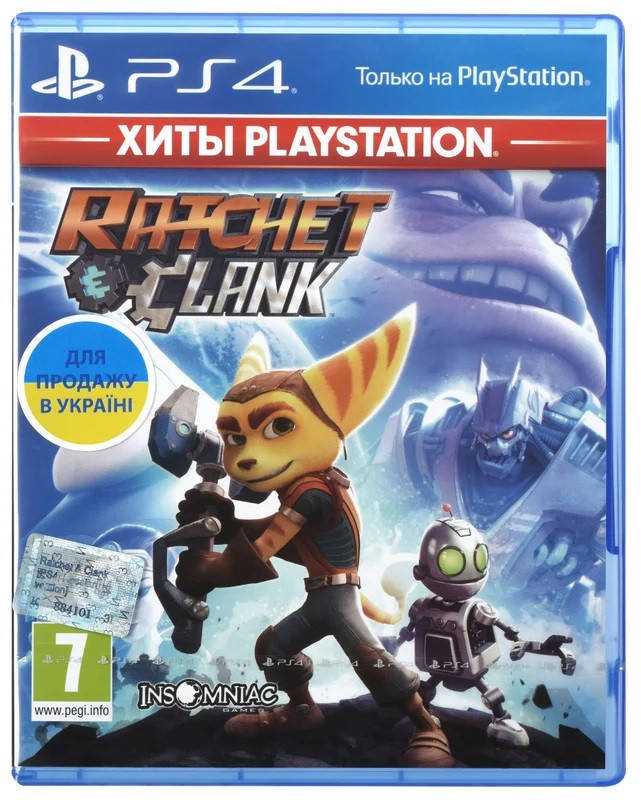 

Диск Ratchet & Clank (Blu-ray, Russian version) для PS4