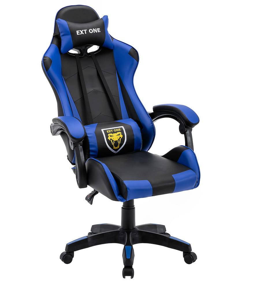 

Кресло геймерское, игровое, спортивное Extreme Series EXT ONE BLUE черно-синее, Синий