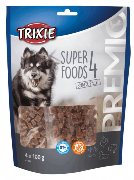 

Trixie TX-31854 Premio 4 Superfoods 400 гр - лакомство 4 вкуса для собак