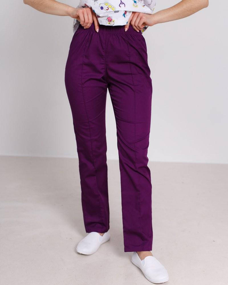 

Брюки медицинские женские фиолетовые, Фиолетовый