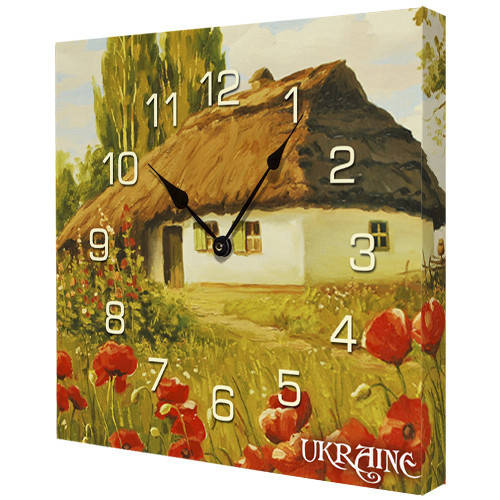 

Часы настенные на холсте Ukraine 35х35х4,2 см CH_K_UKR031