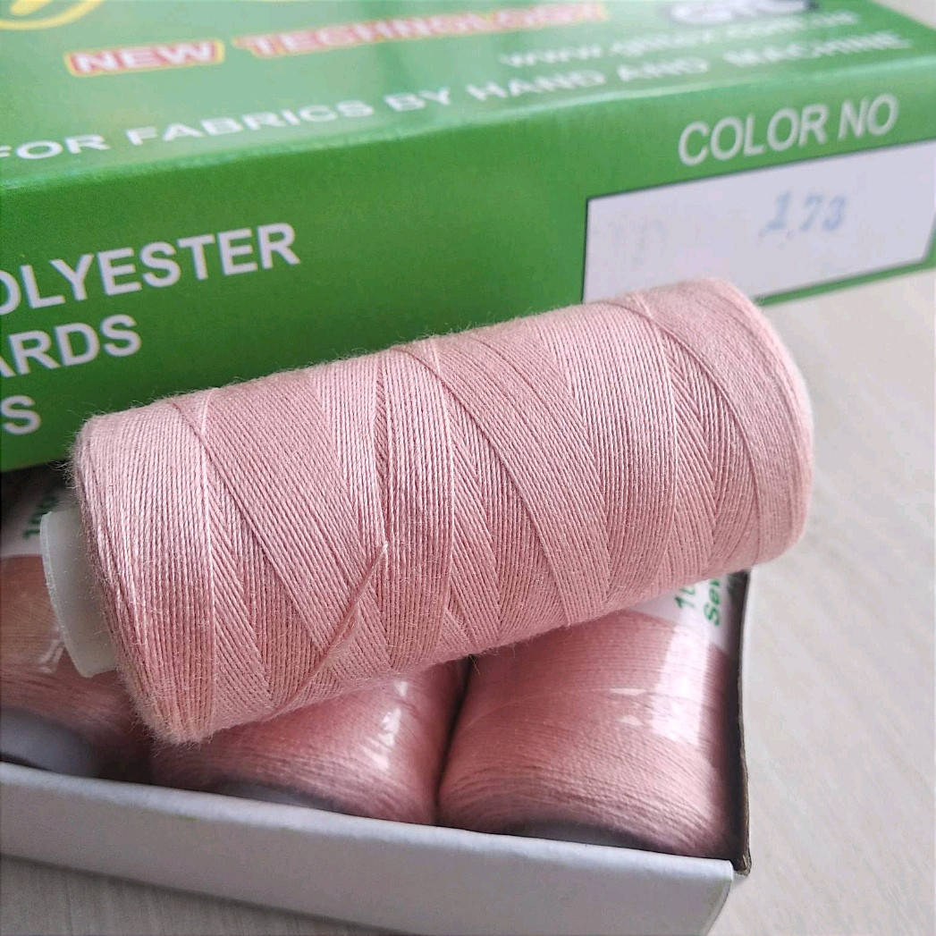 

Нитки Peri №40 котушка 400 ярд, рожева (173), Розовый